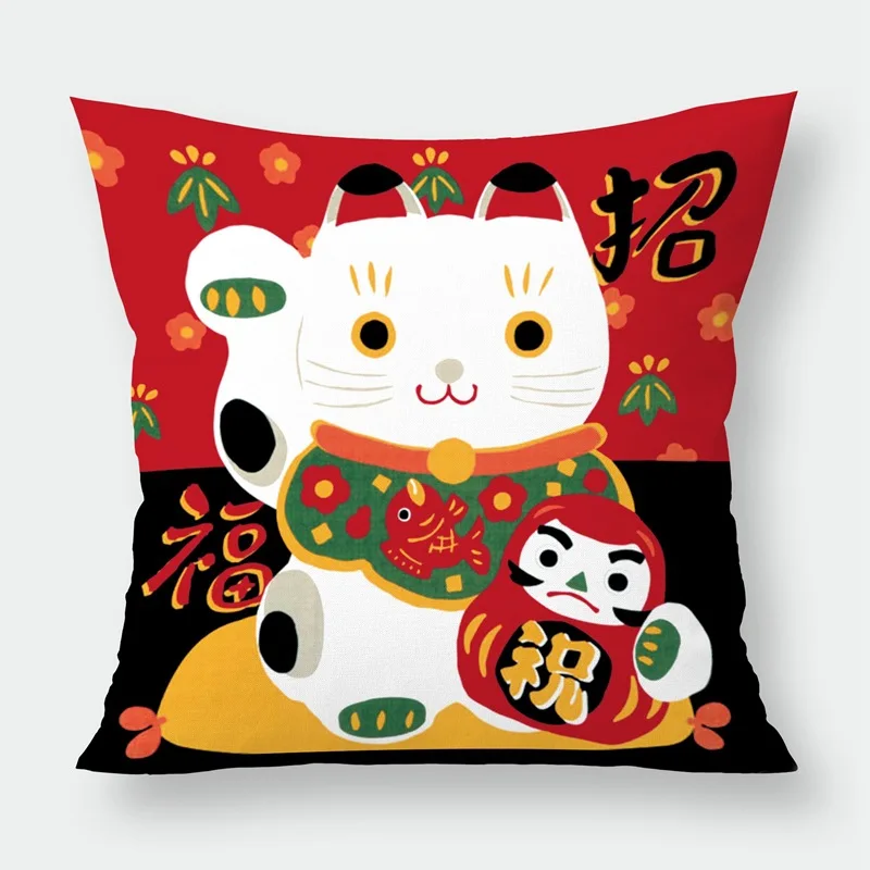 Silstar Tex Lucky Cat декоративная наволочка принесет удачу для дома спальни