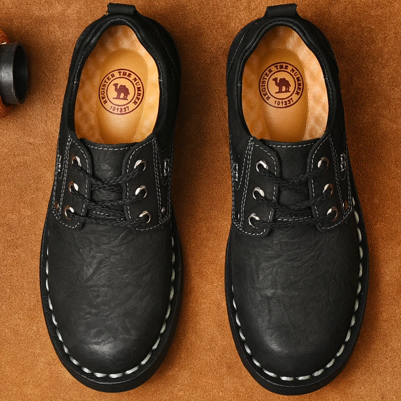 

Zapatos Hombre Casual Cuero Sapatos Casual Spring Shoes Mens Causal Men's Leather Men Black Leisure Man Shoe Fashion Sapato