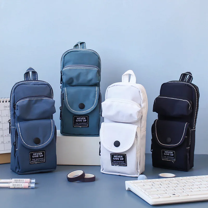 

Классный школьный пенал, чехол для карандашей, сумка для канцелярских принадлежностей, вместительный чехол для карандашей для мужчин и жен...