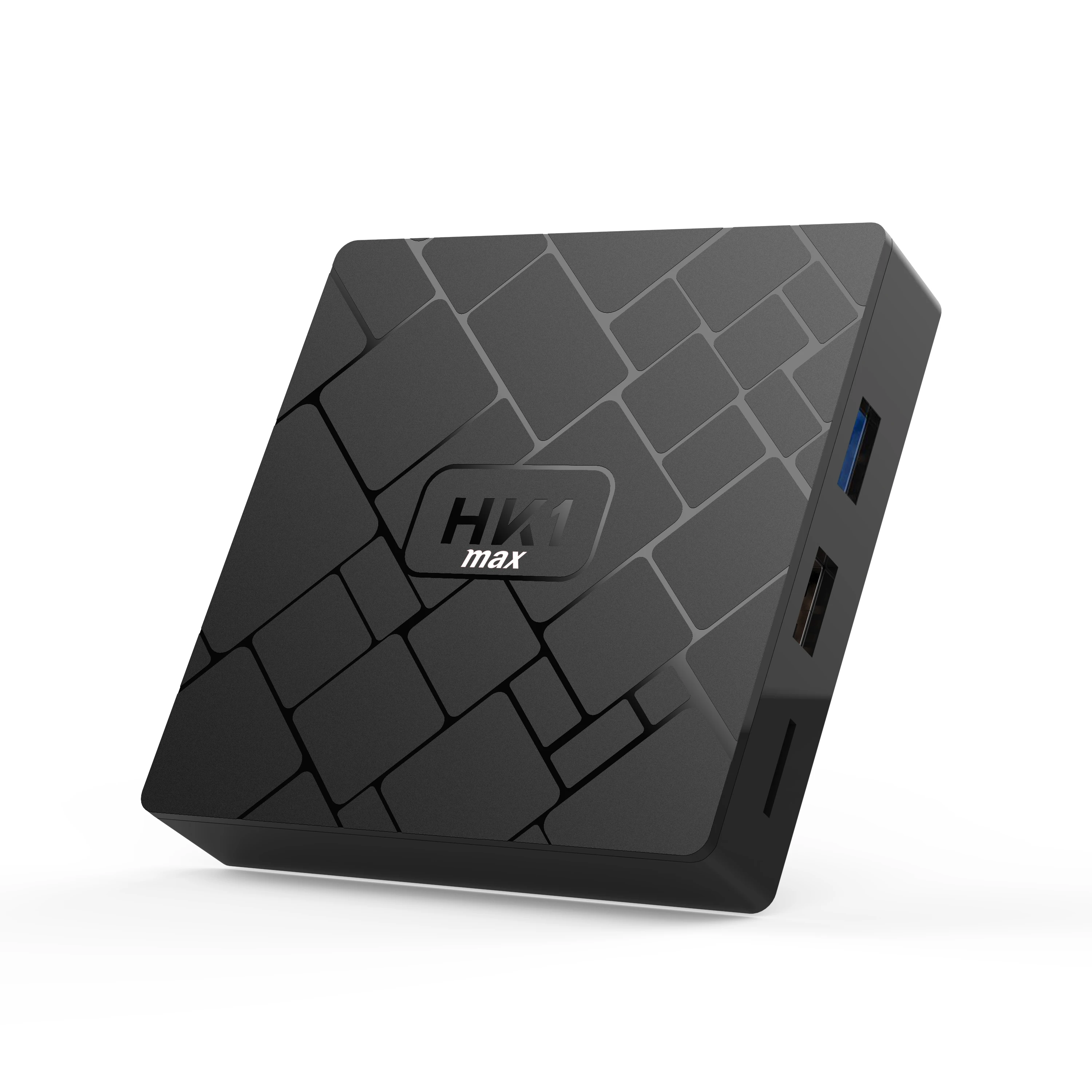 HK1 MAX Android 9,0 Smart tv BOX RK3318 Четырехъядерный 4 ГБ ОЗУ 64 Гб ПЗУ 2,4 ГБ/5 Гб двойной wifi Bluetooth 3D 4K HDR H.265 USB3.0 телеприставка