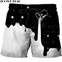 spilling universe 3d printed summer shorts surfing beach shorts masculino men travel quick vacation streetwear board shorts
