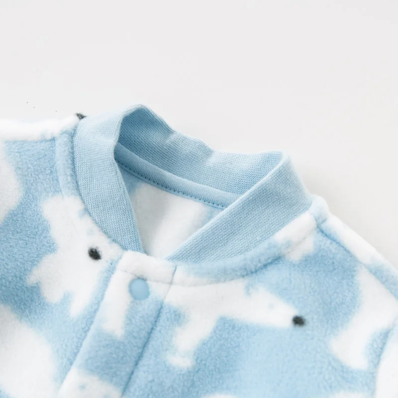 DBA10917 dave bella autumn unisex baby long sleeve romper infant toddler jumpsuit children boutique new born 1 piece |