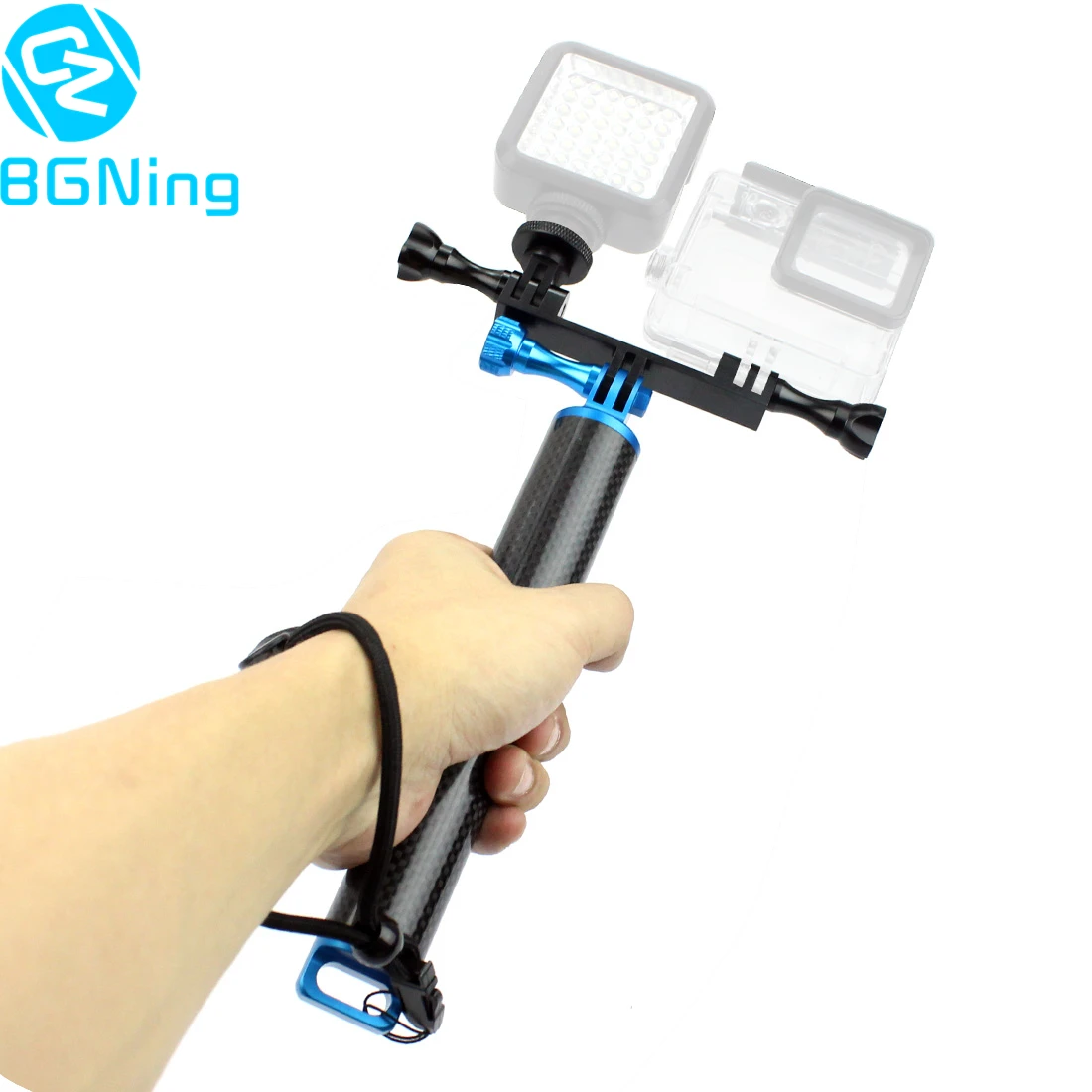Удлинитель для спортивной камеры BGNing из углеродного волокна штатив ручная селфи