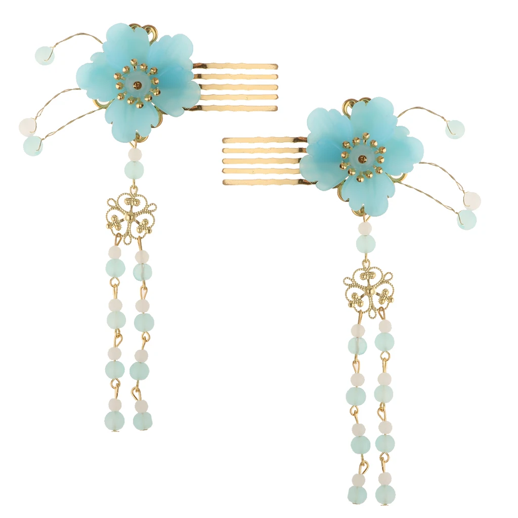 2 шт. заколка для волос с кисточками в китайском стиле| |