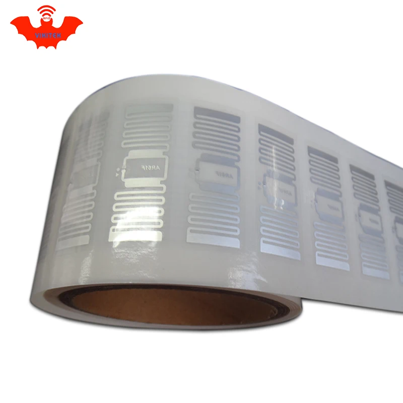 Rfid-метка UHF наклейка impinj MonzaR6 AR61F влажная инкрустация 915mhz868 860-960 МГц EPC 6C 50 шт.