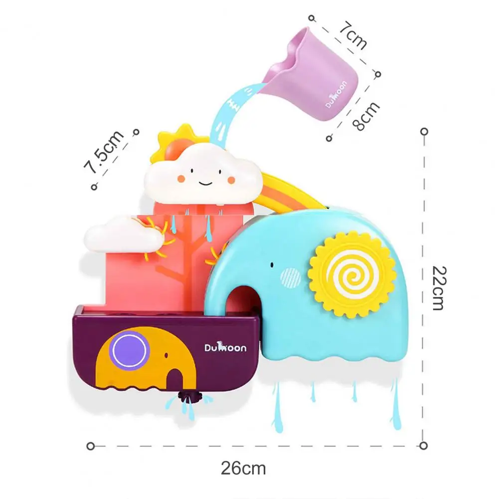 

Summer Stumps Bath Toys Parent-child Relationship Smooth Edges ABS Bath Toys Toddlers Kids Education Toy