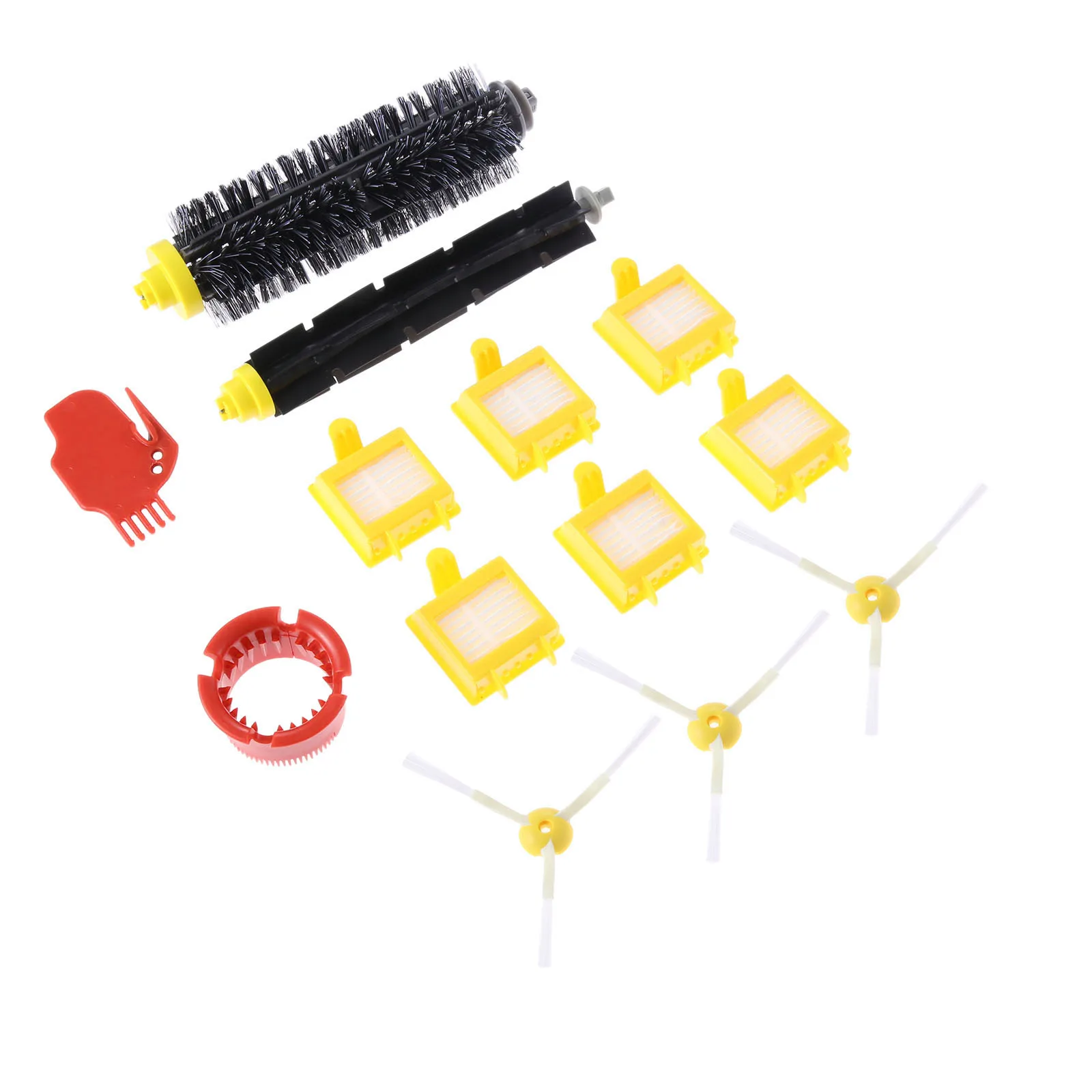 13pcs/kit Vacuum Cleaning Robots Replacement fits for Roomba 700 Series Maintenance Accessory Filters/Side Brush/Roll/Screw/Tool |