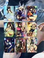 9pcsset acg cheongsam dress girl oriental project no 1 refraction sexy girls hobby collectibles game anime collection cards