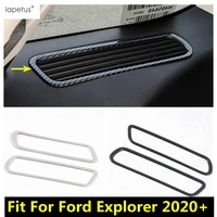 abs accessories fit for ford explorer 2020 2021 2022 rear air condition vent outlet cover trim third row of seat interior kit