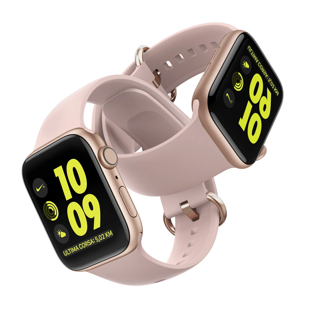 Силиконовый ремешок для часов Apple Watch 4 5 44 мм 40 iWatch серии 1 2 3 42 38 браслет