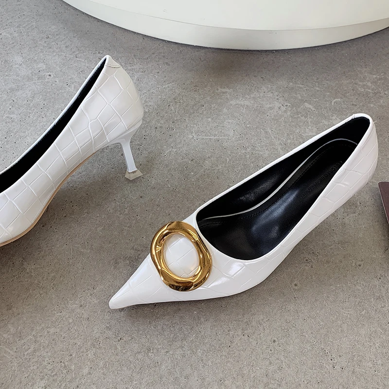 2021 Новая Женская Роскошная высотой 5 см Свадебная обувь на высоком каблуке