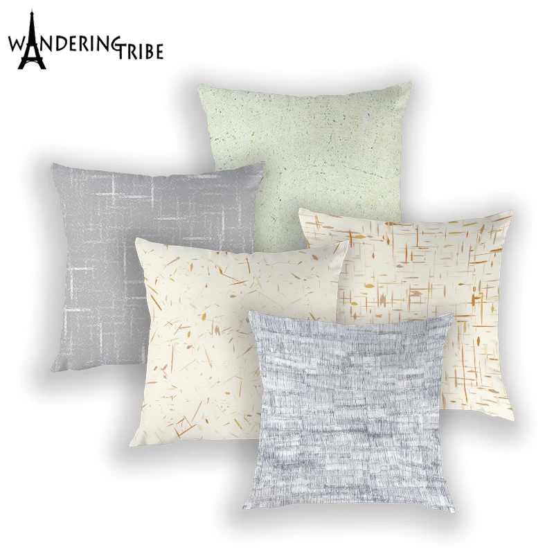 

Bohemia Pillow Cover Stripe Living Room Pillows Case Polyester Cushions Covers Simple and Luxurious Sofa Car Cushion Cases Cojin