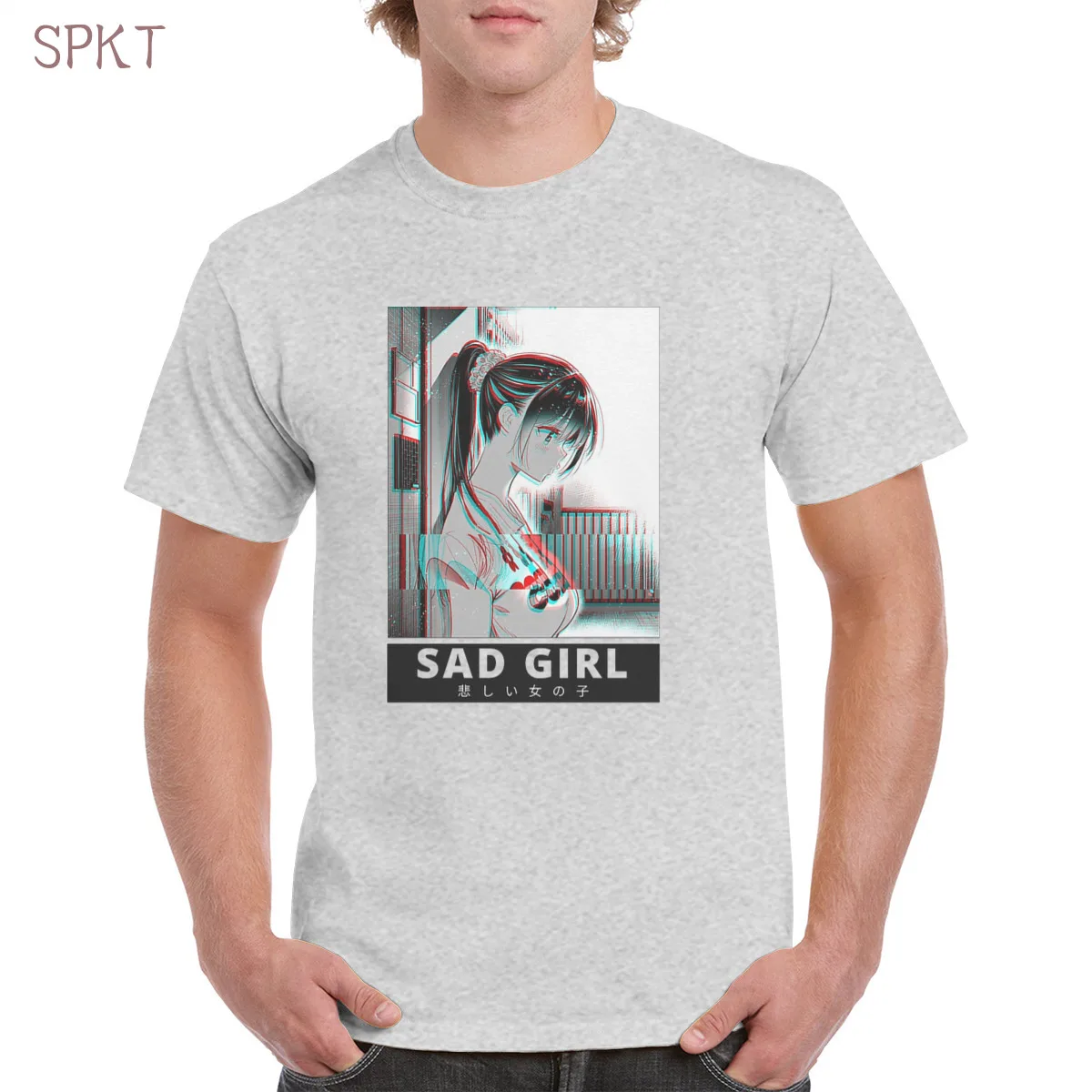 

Kanojo Okarishimasu Anime Comics Sad Letters Girl t shirt Top Soft Oversized Cotton Tee Female/Man T-Shirt Aesthetics