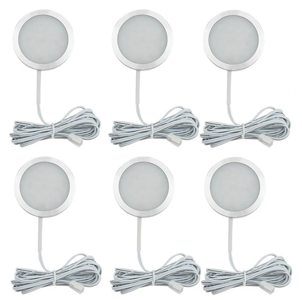 

10-1pcs Ceiling Spot Bulb PUCK LIGHT LED Display Case Lights Under Cabinet Closet Light for Wardrobe Cupboard Kitchen Wall Lamp