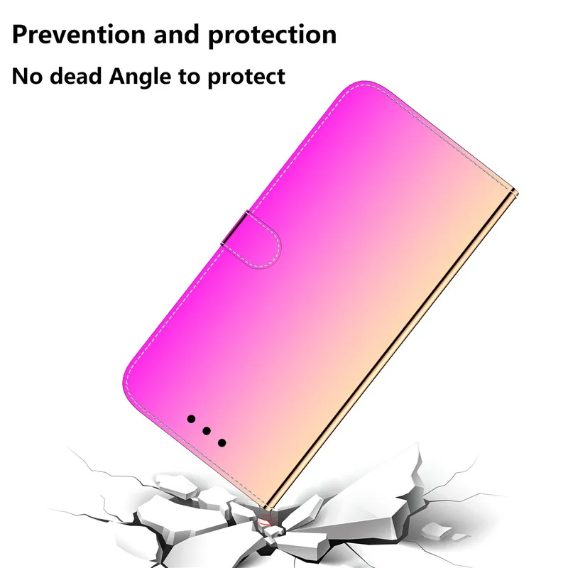 Прозрачный зеркальный флип чехол для Motorola MOTO G7 Plus G7Power E6 E6Play Роскошный бумажник Moto