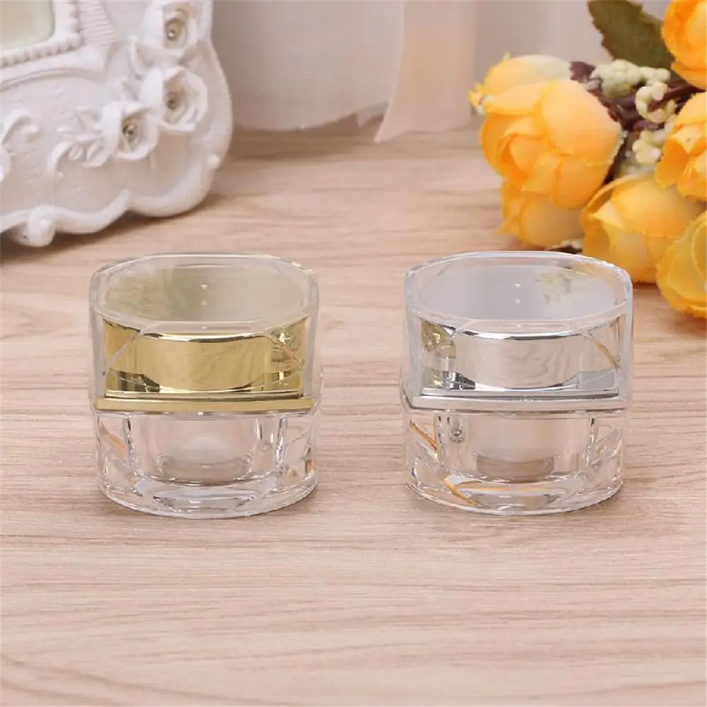 10 г/5G Пластиковый пустой косметические баночки крем для лица бальзам губ тени век