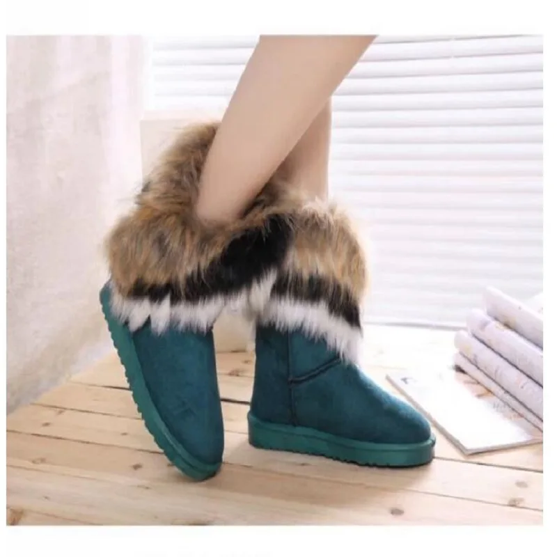 Осенне-зимние теплые зимние ботинки со встроенной подкладкой из искусственного