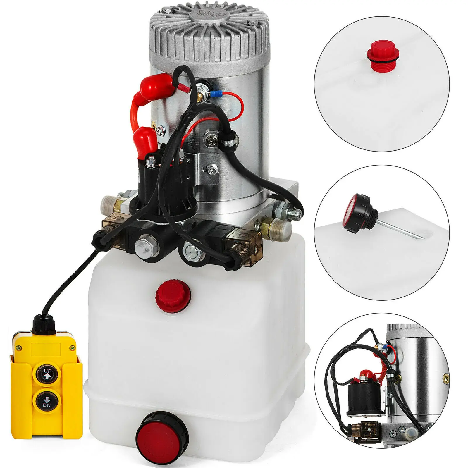 3 кварта двойного действия гидравлический насос самосвал прицеп блок питания 12V