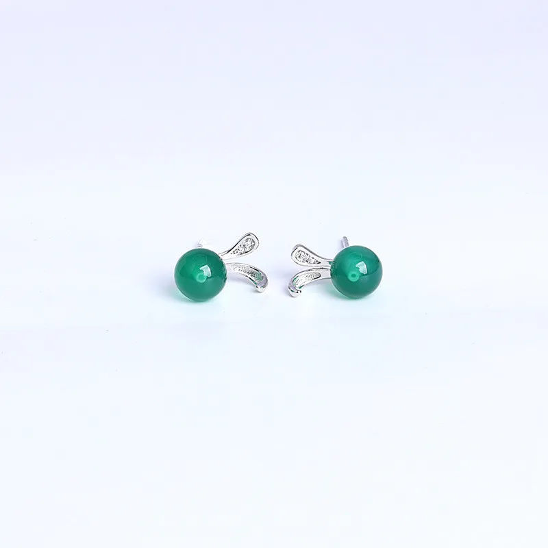 Женские серьги гвоздики из серебра 925 пробы с кроличьими ушками|Серьги-гвоздики| |