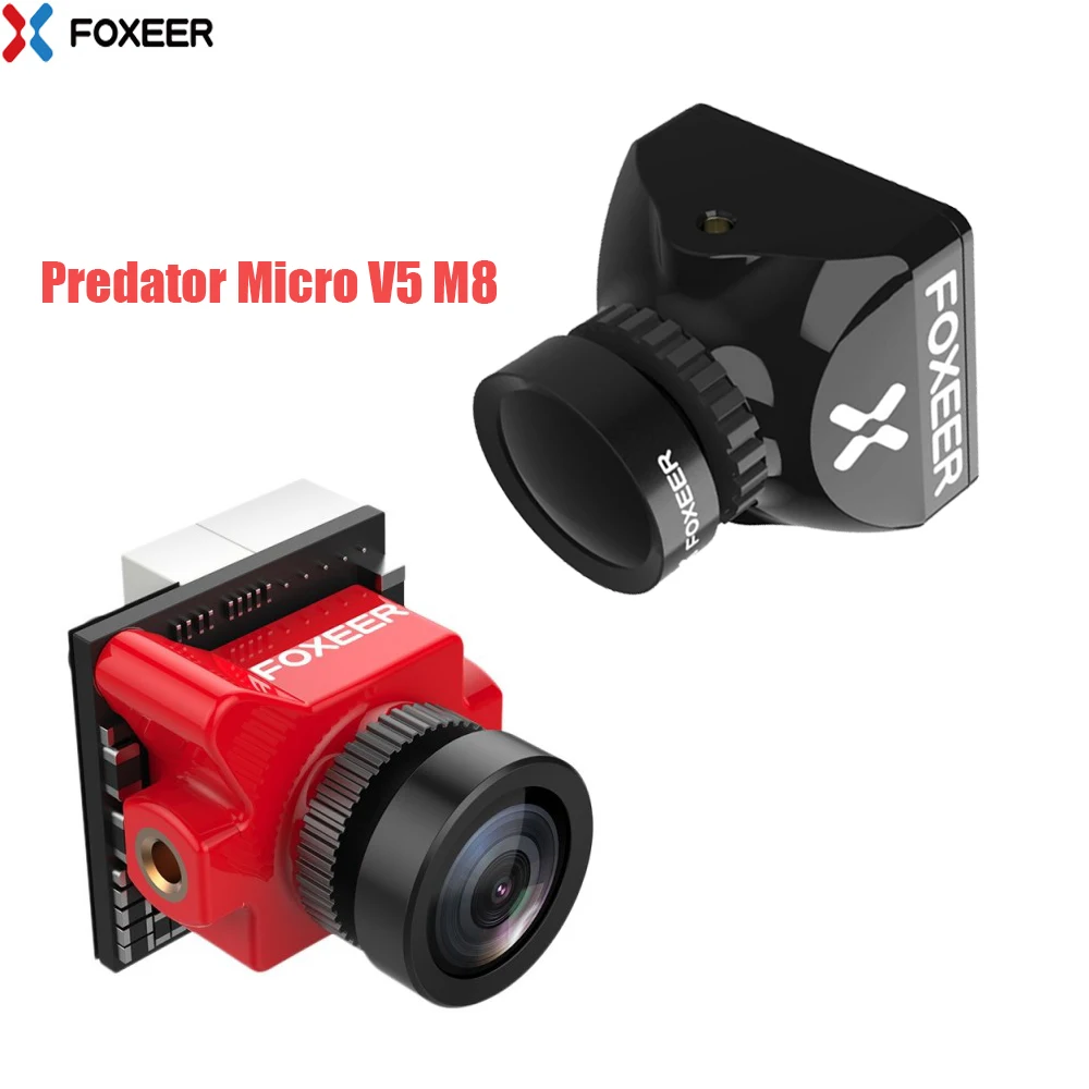 Камера Foxeer Predator Micro V5 16:9/4:3 PAL/NTSC переключаемый объектив 1 7 мм задержка 4 мс Супер WDR