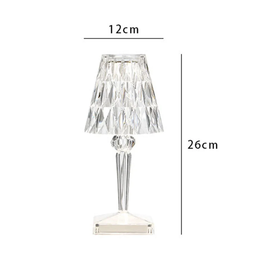 

Beiaidi LED Modern Crystal Table Light Touch Sensor Table Lamp Modern Creative Acrylic Atmosphere Bar Table Light For Restaurant