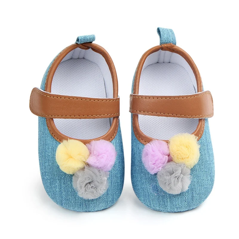 

Baby Shoes Summer Fashion Ball Baby Girl Shoes Classic Canvas Cotton Soft Bottom Baby Girl Shoes First Walker