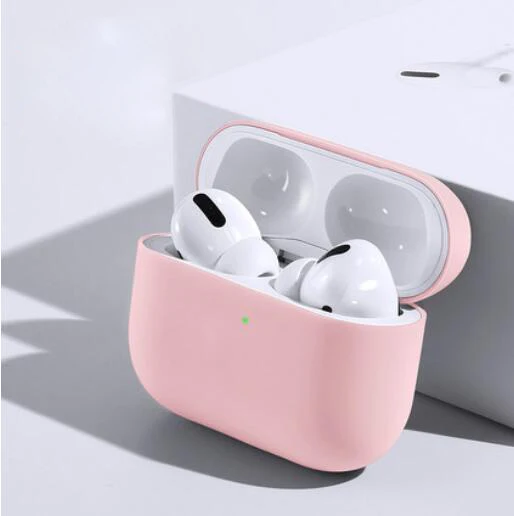 Pink Для AirPods Airpod Pro чехол силиконовый чехол для Air Pod Pro Funda Coque чехол для Apple Airpods Pro Поддержка беспроводной зарядки - Цвет: Pink