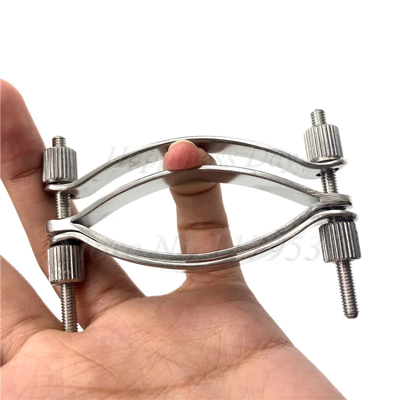 Расширитель из нержавеющей стали зажимы для клитора Стимулятор БДСМ