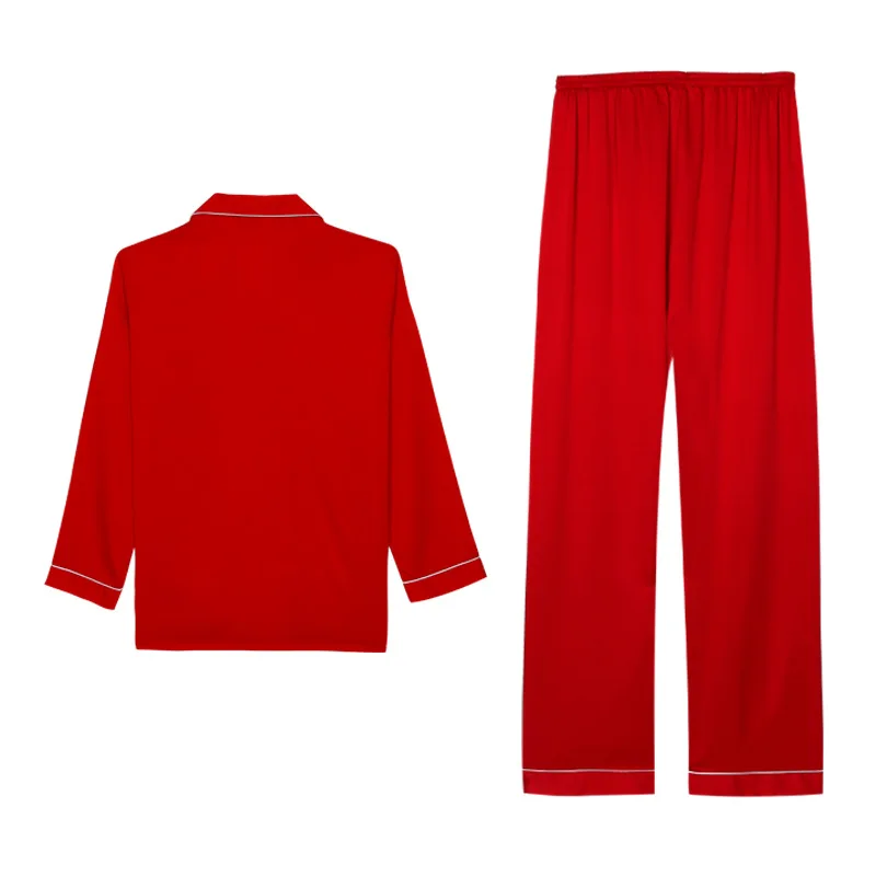 Большой Размеры M 3XL любителей Красного цвета для свадьбы Детские пижамные
