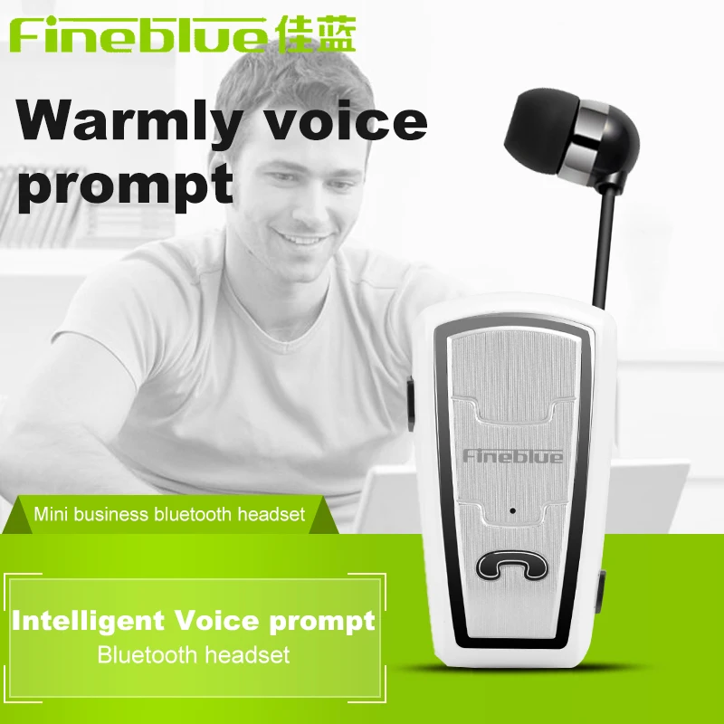 Fineblue FQ208 Bluetooth наушники автомобильный бизнес стерео вытяжной наушник Шумоподавление для вызова музыки встречи