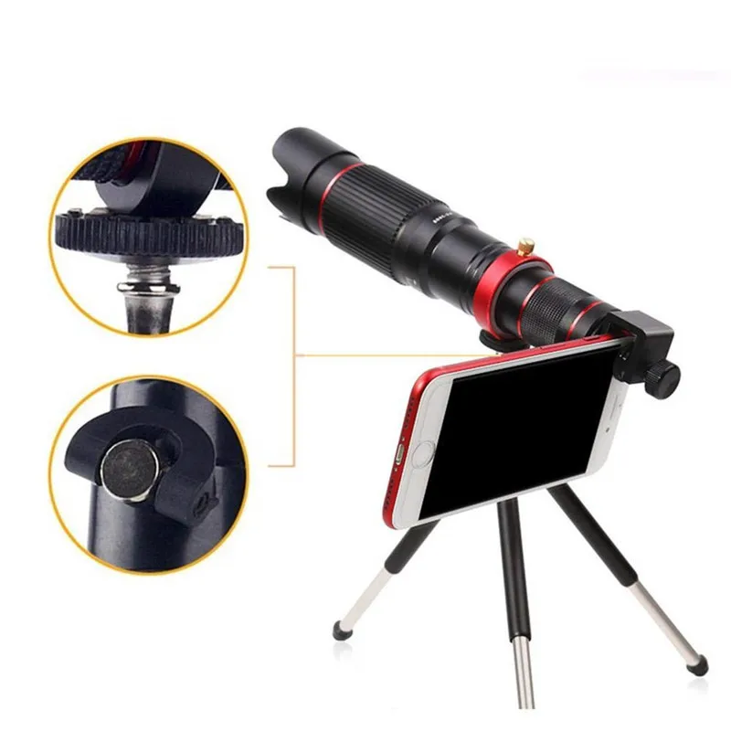 

Bluetooth Zoom Telescope Mobile Phone Lenses Universal 4K Hd 36X Single Focus Optic Lens For Iphone Huawei Camera Lens