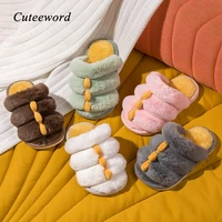 winter shoes for children slippers indoor home shoes 2021 new non slip soft cute cartoon boys and girls baby cotton slippers