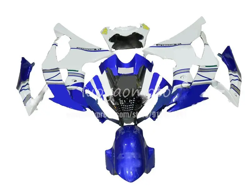

Body kitsCustom YAMAHA white blue fairings kit YZF600R 08-15 YZF 600R 2008 2009 2010 2011 2012 2013 2014 2015 motorcycle fairing