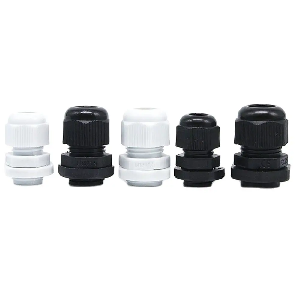 

10pcs IP68 Nylon Waterproof Cable Gland PG7/PG9/PG11 High Quality PA Material