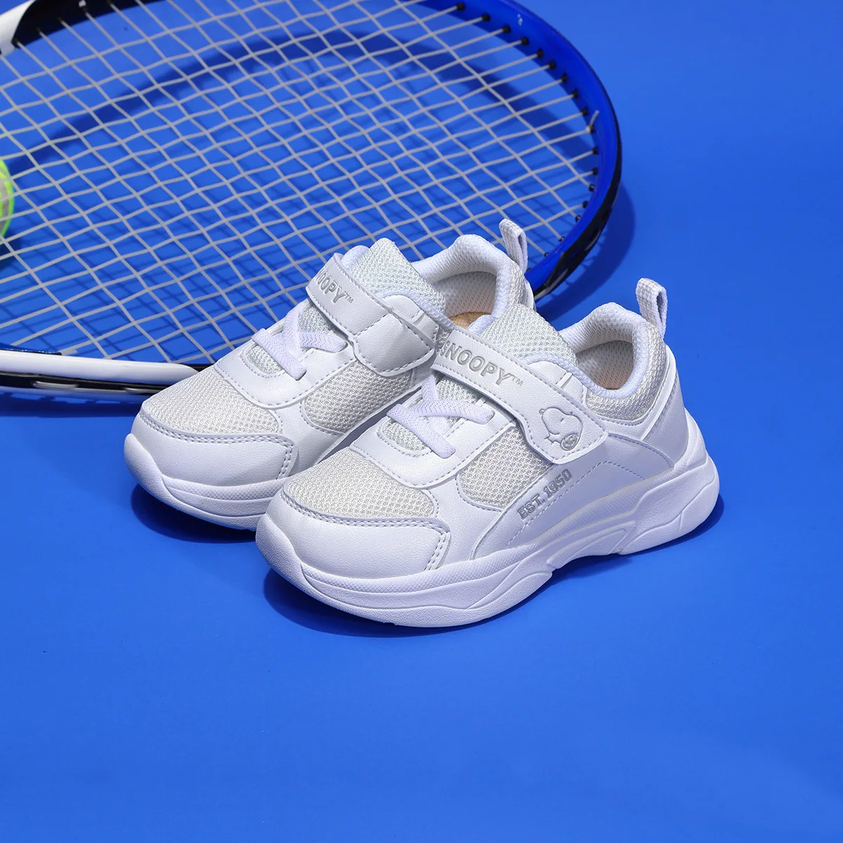 Обувь для мальчиков Snoopy весенне осенняя повседневная обувь в стиле ретро на