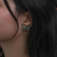 1pair fashion bohemian vintage punk earrings jewelry ethnic style butterfly shape earrings best gift for women girl e044