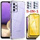 5 в 1, samsung a32 чехол на самсунг а32 samsung a52a72 galaxy a32 4G5G чехлы для телефона + стекло для самсунг галакси а32 анти-шок силиконовый чехол на самсунг а 32 чехол samsung galaxy a 32 чехлы samsung a32 case
