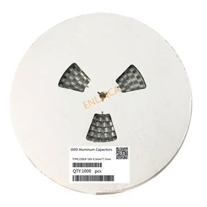 Оригинальные 1000 шт. 220 мкФ 16V 6,3 мм * 7,7 мм фотолампа 20%