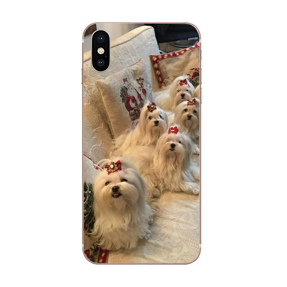 Мальты собаки мягкий чехол для мобильного телефона Huawei Nova 2 V20 Y3II Y5 Y5II Y6 Y6II Y7 Y9 G8 G9 GR3