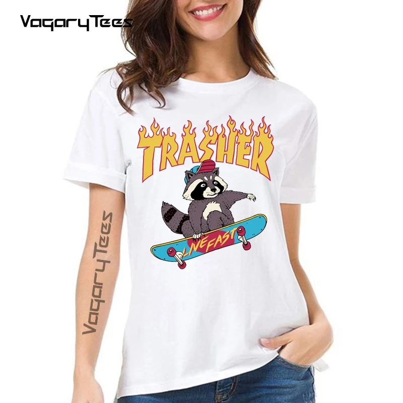 

Женская футболка с принтом в стиле хип-хоп