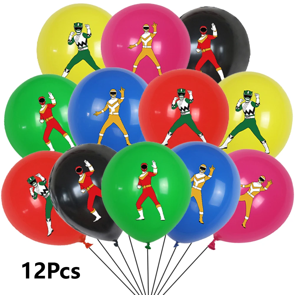 Воздушные шары 12 шт./лот с питанием от дальнего расстояния 12-дюймовые маски герои