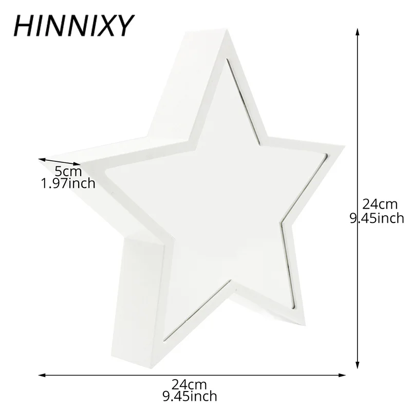 Hinnixy LED туннель белый ночник Сердце Звезда облако форма косметическое зеркало