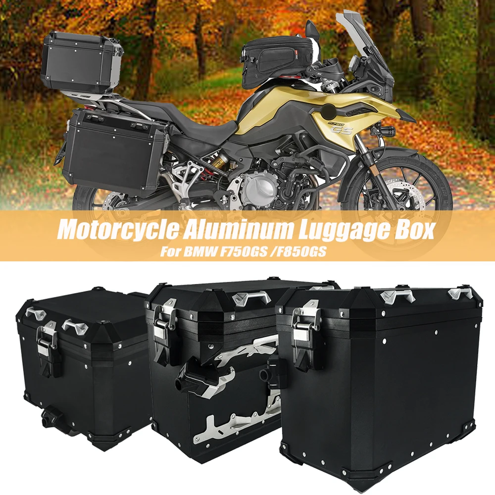 للبيع ل BMW F750GS F850GS ADV F750 F850 F 750 850 GS Adventure 2018-2021 دراجة نارية حقيبة سفر ألومنيوم Panniers السرج حقيبة صندوق علوية