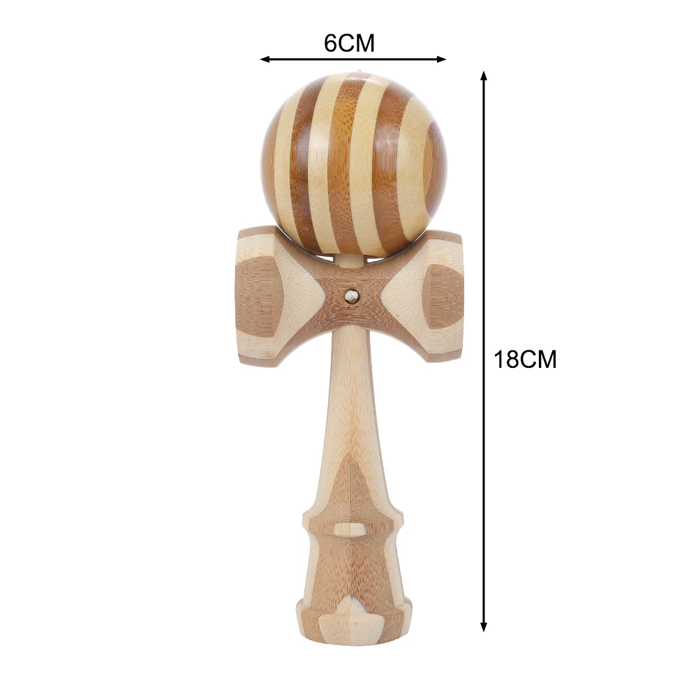 18 см Деревянный Профессиональный Kendama игрушка для дет взрослых Kandama Jumbo шарики на