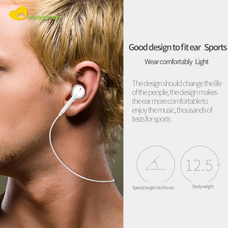 Mangoman S6 Спортивные Беспроводные наушники с линейным управлением Bluetooth микрофоном