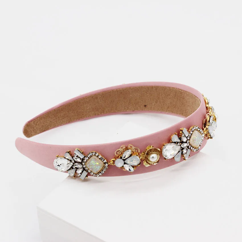 Модные ободок бутик с украшением в виде кристаллов и повязка на голову для женщин