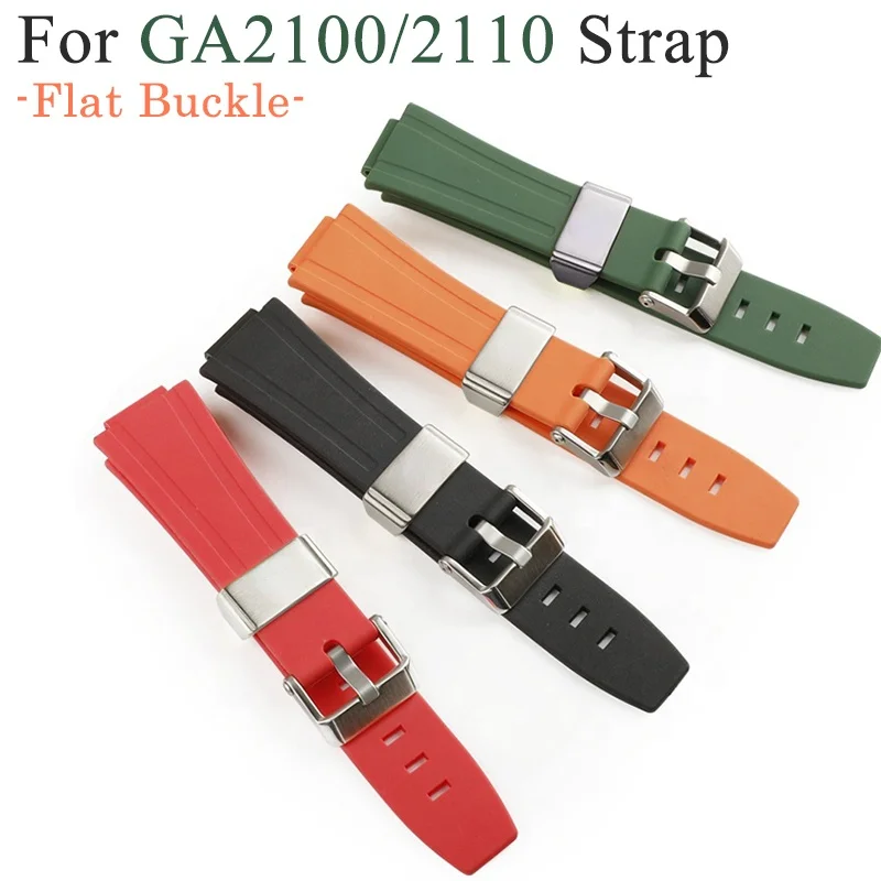 

GA2100 Refit New 3rd Generation Fluorine Rubber Watchstrap GA-2100/2110 Watchband Bracelet Watch Band for Casio G-Shock