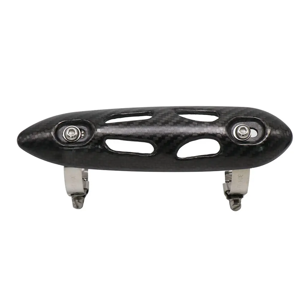 

Глушитель выхлопной трубы мотоцикла, глушитель, крышка трубы, тепловая защита для трубок 33-57 мм (углеродное волокно)