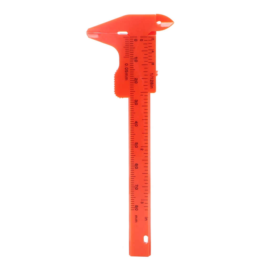 

DIYWORK Measuring Tool Gauging Tools 180mm Vernier Caliper Calipers Plastic Mini Gauge Sliding Vernier Caliper Orange Ruler