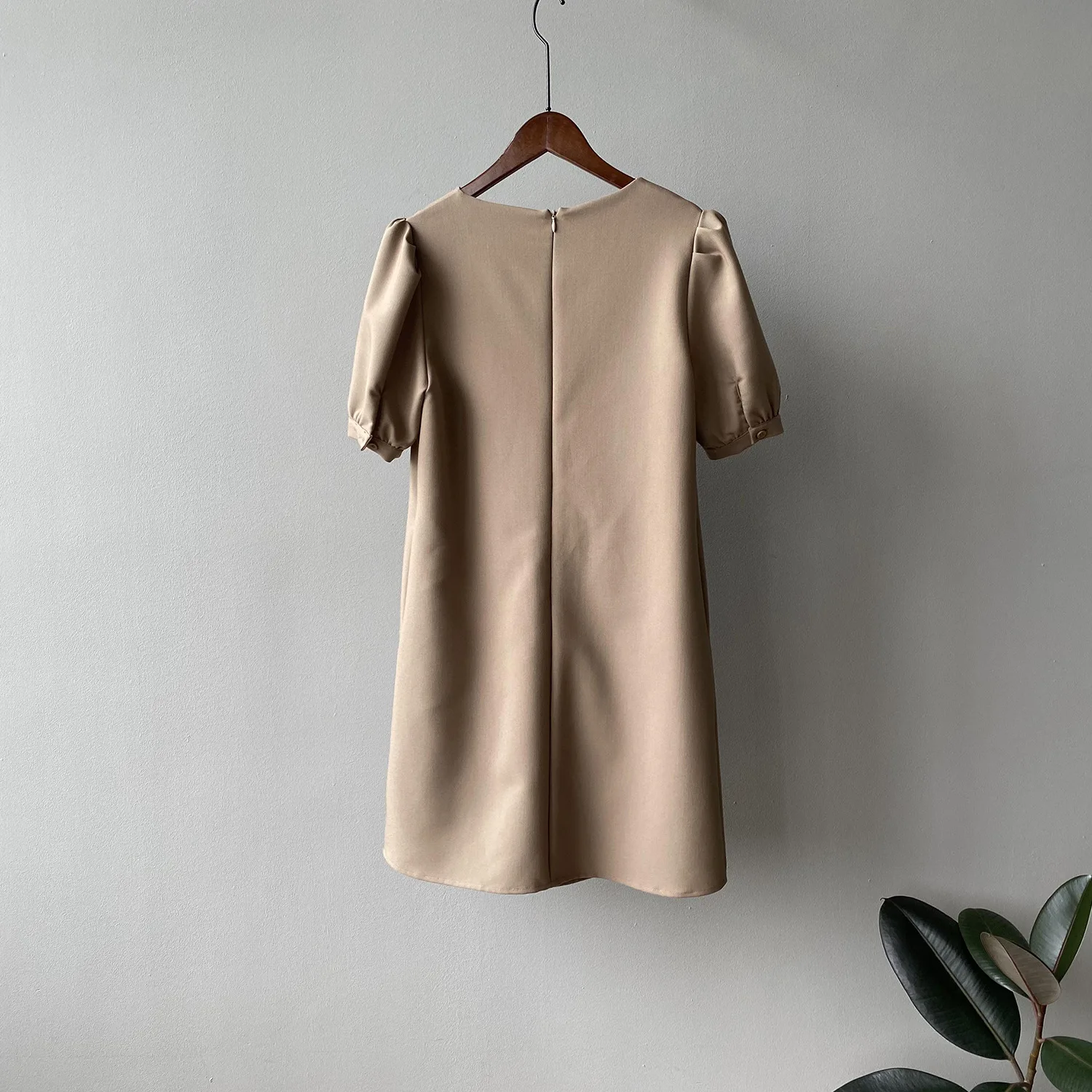 

Ladies High Quality OL Style Concise Style A-Line Dress Robe Femme t